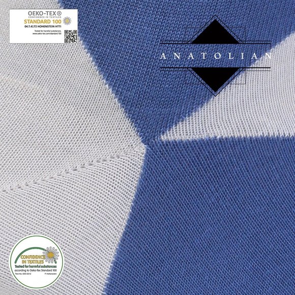 Colorful BAMBOO Socks for MEN WOMEN in Blue Assortment Natural Soft Comfortable - Picture 4 of 5